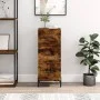 Smoked oak engineered wood sideboard 34.5x34x90 cm by vidaXL, Sideboards - Ref: Foro24-828617, Price: 76,87 €, Discount: %