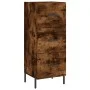 Smoked oak engineered wood sideboard 34.5x34x90 cm by vidaXL, Sideboards - Ref: Foro24-828617, Price: 76,87 €, Discount: %