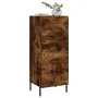 Smoked oak engineered wood sideboard 34.5x34x90 cm by vidaXL, Sideboards - Ref: Foro24-828617, Price: 76,87 €, Discount: %
