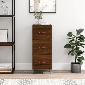 Sideboard aus eichenbraunem Holzwerkstoff, 34,5 x 34 x 90 cm von vidaXL, Sideboards - Ref: Foro24-828579, Preis: 70,72 €, Rab...