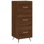 Oak brown engineered wood sideboard 34.5x34x90 cm by vidaXL, Sideboards - Ref: Foro24-828579, Price: 69,85 €, Discount: %