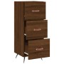 Oak brown engineered wood sideboard 34.5x34x90 cm by vidaXL, Sideboards - Ref: Foro24-828579, Price: 70,72 €, Discount: %