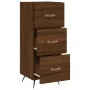 Oak brown engineered wood sideboard 34.5x34x90 cm by vidaXL, Sideboards - Ref: Foro24-828579, Price: 69,85 €, Discount: %