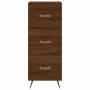 Oak brown engineered wood sideboard 34.5x34x90 cm by vidaXL, Sideboards - Ref: Foro24-828579, Price: 69,85 €, Discount: %