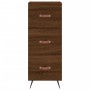 Sideboard aus eichenbraunem Holzwerkstoff, 34,5 x 34 x 90 cm von vidaXL, Sideboards - Ref: Foro24-828579, Preis: 70,72 €, Rab...