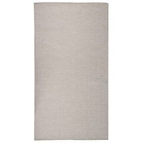 Taupegrauer flachgewebter Outdoor-Teppich 80x150 cm von vidaXL, Teppiche - Ref: Foro24-340778, Preis: 31,68 €, Rabatt: %
