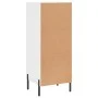 Glossy white plywood sideboard 34.5x34x90 cm by vidaXL, Sideboards - Ref: Foro24-828614, Price: 84,94 €, Discount: %