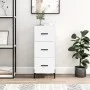 White engineered wood sideboard 34.5x34x90 cm by vidaXL, Sideboards - Ref: Foro24-828612, Price: 79,51 €, Discount: %