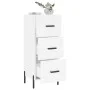 White engineered wood sideboard 34.5x34x90 cm by vidaXL, Sideboards - Ref: Foro24-828612, Price: 79,51 €, Discount: %