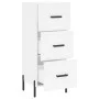 White engineered wood sideboard 34.5x34x90 cm by vidaXL, Sideboards - Ref: Foro24-828612, Price: 79,51 €, Discount: %