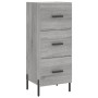 Sonoma Sideboard aus grauem Holzwerkstoff 34,5x34x90 cm von vidaXL, Sideboards - Ref: Foro24-828618, Preis: 80,15 €, Rabatt: %
