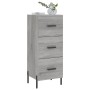 Sonoma Sideboard aus grauem Holzwerkstoff 34,5x34x90 cm von vidaXL, Sideboards - Ref: Foro24-828618, Preis: 80,15 €, Rabatt: %