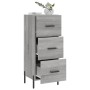 Sonoma Sideboard aus grauem Holzwerkstoff 34,5x34x90 cm von vidaXL, Sideboards - Ref: Foro24-828618, Preis: 80,15 €, Rabatt: %