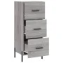 Aparador madera de ingeniería gris Sonoma 34,5x34x90 cm de vidaXL, Aparadores - Ref: Foro24-828618, Precio: 79,16 €, Descuent...