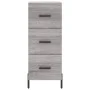 Aparador madera de ingeniería gris Sonoma 34,5x34x90 cm de vidaXL, Aparadores - Ref: Foro24-828618, Precio: 79,16 €, Descuent...