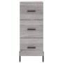 Sonoma Sideboard aus grauem Holzwerkstoff 34,5x34x90 cm von vidaXL, Sideboards - Ref: Foro24-828618, Preis: 80,15 €, Rabatt: %