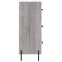 Aparador madera de ingeniería gris Sonoma 34,5x34x90 cm de vidaXL, Aparadores - Ref: Foro24-828618, Precio: 79,16 €, Descuent...