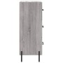 Sonoma Sideboard aus grauem Holzwerkstoff 34,5x34x90 cm von vidaXL, Sideboards - Ref: Foro24-828618, Preis: 80,15 €, Rabatt: %