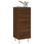 Sideboard aus eichenbraunem Holzwerkstoff, 34,5 x 34 x 90 cm von vidaXL, Sideboards - Ref: Foro24-828603, Preis: 70,06 €, Rab...