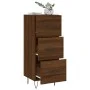 Oak brown engineered wood sideboard 34.5x34x90 cm by vidaXL, Sideboards - Ref: Foro24-828603, Price: 69,28 €, Discount: %