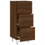 Oak brown engineered wood sideboard 34.5x34x90 cm by vidaXL, Sideboards - Ref: Foro24-828603, Price: 69,28 €, Discount: %
