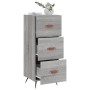 Sonoma gray engineered wood sideboard 34.5x34x90 cm by vidaXL, Sideboards - Ref: Foro24-828578, Price: 70,51 €, Discount: %