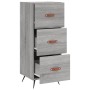 Aparador madera de ingeniería gris Sonoma 34,5x34x90 cm de vidaXL, Aparadores - Ref: Foro24-828578, Precio: 70,68 €