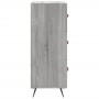 Sonoma gray engineered wood sideboard 34.5x34x90 cm by vidaXL, Sideboards - Ref: Foro24-828578, Price: 70,51 €, Discount: %
