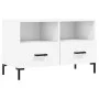 Weißer TV-Schrank aus Sperrholz, 80 x 36 x 50 cm von vidaXL, TV-Möbel - Ref: Foro24-828972, Preis: 66,79 €, Rabatt: %