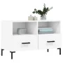 Weißer TV-Schrank aus Sperrholz, 80 x 36 x 50 cm von vidaXL, TV-Möbel - Ref: Foro24-828972, Preis: 66,79 €, Rabatt: %