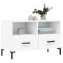 Weißer TV-Schrank aus Sperrholz, 80 x 36 x 50 cm von vidaXL, TV-Möbel - Ref: Foro24-828972, Preis: 68,70 €, Rabatt: %