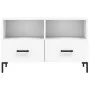 Weißer TV-Schrank aus Sperrholz, 80 x 36 x 50 cm von vidaXL, TV-Möbel - Ref: Foro24-828972, Preis: 66,79 €, Rabatt: %