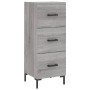 Sonoma gray engineered wood sideboard 34.5x34x90 cm by vidaXL, Sideboards - Ref: Foro24-828610, Price: 77,68 €, Discount: %