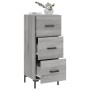Sonoma gray engineered wood sideboard 34.5x34x90 cm by vidaXL, Sideboards - Ref: Foro24-828610, Price: 77,68 €, Discount: %