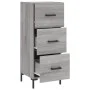 Sonoma graues Sideboard aus Holzwerkstoff, 34,5 x 34 x 90 cm von vidaXL, Sideboards - Ref: Foro24-828610, Preis: 76,68 €, Rab...