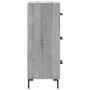 Sonoma gray engineered wood sideboard 34.5x34x90 cm by vidaXL, Sideboards - Ref: Foro24-828610, Price: 77,68 €, Discount: %