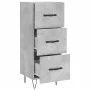 Betongraues Sperrholz-Sideboard 34,5 x 34 x 90 cm von vidaXL, Sideboards - Ref: Foro24-828600, Preis: 66,03 €, Rabatt: %