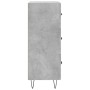 Concrete gray plywood sideboard 34.5x34x90 cm by vidaXL, Sideboards - Ref: Foro24-828600, Price: 66,85 €, Discount: %