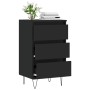 Sideboard aus schwarzem Holzwerkstoff 40x35x70 cm von vidaXL, Sideboards - Ref: Foro24-831093, Preis: 74,92 €, Rabatt: %