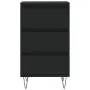 Sideboard aus schwarzem Holzwerkstoff 40x35x70 cm von vidaXL, Sideboards - Ref: Foro24-831093, Preis: 73,74 €, Rabatt: %