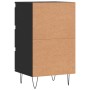 Sideboard aus schwarzem Holzwerkstoff 40x35x70 cm von vidaXL, Sideboards - Ref: Foro24-831093, Preis: 74,92 €, Rabatt: %