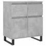 Aparador de madera contrachapada gris hormigón 60x35x70 cm de vidaXL, Aparadores - Ref: Foro24-831128, Precio: 82,18 €, Descu...