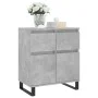 Aparador de madera contrachapada gris hormigón 60x35x70 cm de vidaXL, Aparadores - Ref: Foro24-831128, Precio: 82,18 €, Descu...