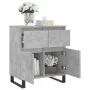 Aparador de madera contrachapada gris hormigón 60x35x70 cm de vidaXL, Aparadores - Ref: Foro24-831128, Precio: 82,18 €, Descu...