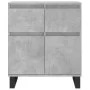 Aparador de madera contrachapada gris hormigón 60x35x70 cm de vidaXL, Aparadores - Ref: Foro24-831128, Precio: 82,18 €, Descu...