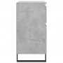 Aparador de madera contrachapada gris hormigón 60x35x70 cm de vidaXL, Aparadores - Ref: Foro24-831128, Precio: 82,18 €, Descu...