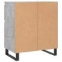 Aparador de madera contrachapada gris hormigón 60x35x70 cm de vidaXL, Aparadores - Ref: Foro24-831128, Precio: 82,18 €, Descu...