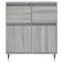 Sonoma Sideboard aus grauem Sperrholz 60x35x70 cm von vidaXL, Sideboards - Ref: Foro24-831114, Preis: 67,03 €, Rabatt: %