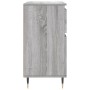 Sonoma Sideboard aus grauem Sperrholz 60x35x70 cm von vidaXL, Sideboards - Ref: Foro24-831114, Preis: 67,87 €, Rabatt: %