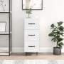 Glossy white plywood sideboard 34.5x34x90 cm by vidaXL, Sideboards - Ref: Foro24-828598, Price: 73,08 €, Discount: %